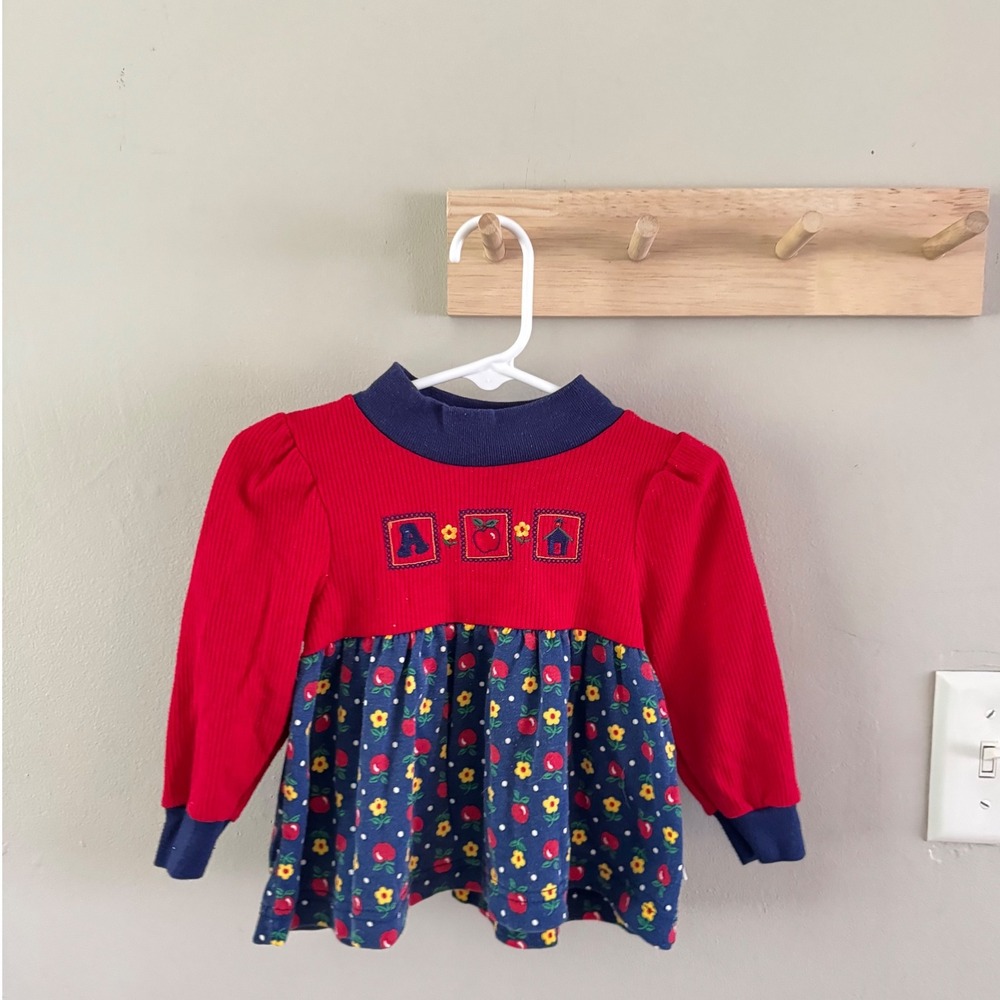 18m Healthtex apple dress